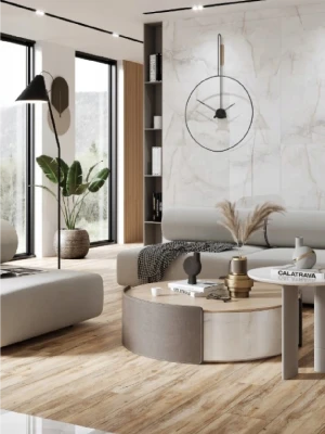 Matētas flīzes AQUARIOUS ONYX GREY, 60x120 cm, DE